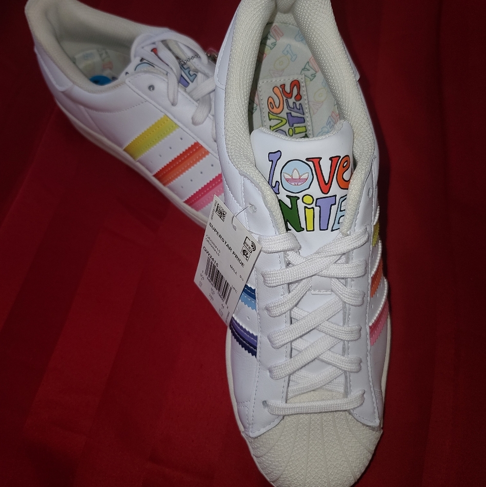 ADIDAS Love Unites Superstar Pride Shoes
